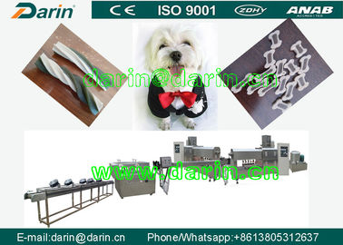 Επικυρωμένα τρόφιμα σκυλιών CE ISO9001 που κάνουν τη γραμμή επεξεργασίας τροφίμων κατοικίδιων ζώων μασήματος μηχανών